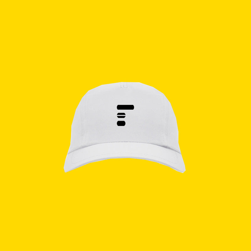 Gorra de carrera resilience® blanca